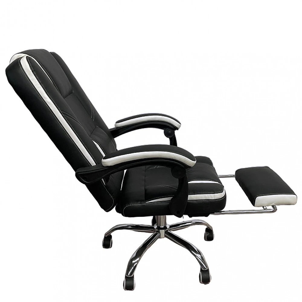 ArteLibre Καρέκλα Γραφείου OPTISEAT Μαύρο/Λευκό PVC/Μέταλλο 67x65x105-115cm - 14960025 - inde.gr ArteLibre Καρέκλα Γραφείου OPTISEAT Μαύρο/Λευκό PVC/Μέταλλο 67x65x105-115cm - 14960025 - inde.gr