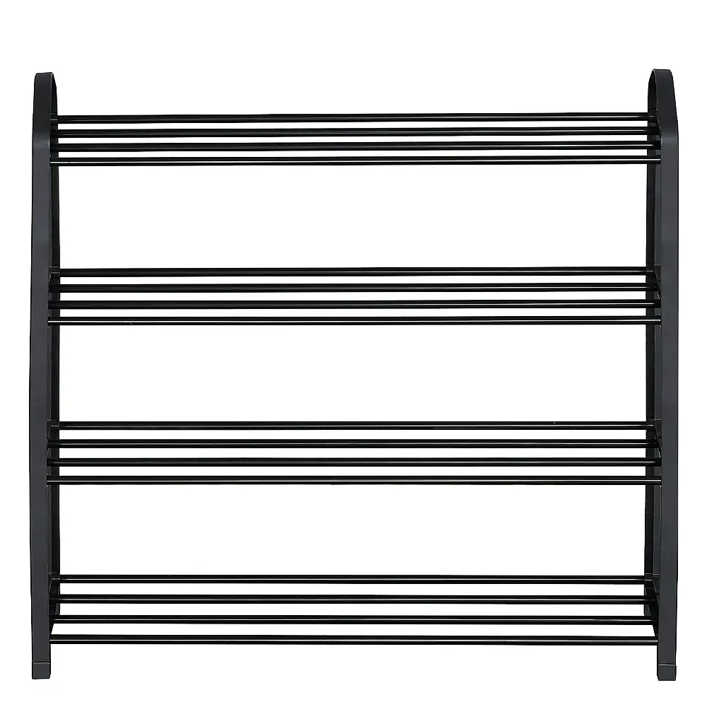 ArteLibre Παπουτσοθήκη ArteLibre REAGAN Με 4 Ράφια Μαύρο Μέταλλο 62x20x62cm - 15340001 - inde.gr