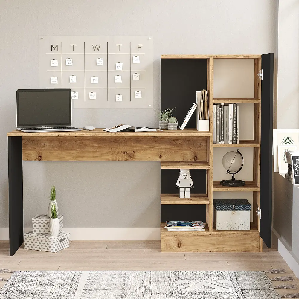 ArteLibre Γραφείο ArteLibre CAMDEN Πεύκο/Μαύρο Μοριοσανίδα 152.3x40x120cm - 15350088 - inde.gr ArteLibre Γραφείο ArteLibre CAMDEN Πεύκο/Μαύρο Μοριοσανίδα 152.3x40x120cm - 15350088 - inde.gr