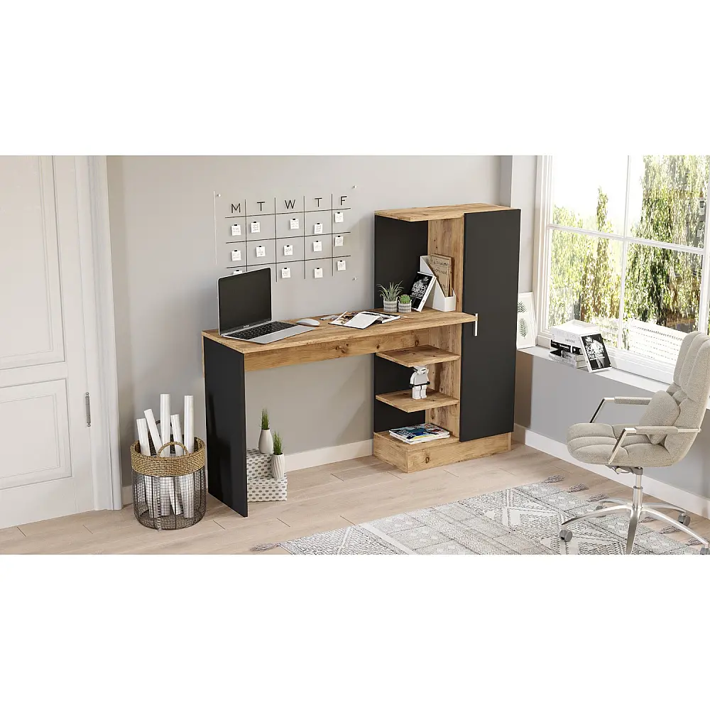 ArteLibre Γραφείο ArteLibre CAMDEN Πεύκο/Μαύρο Μοριοσανίδα 152.3x40x120cm - 15350088 - inde.gr ArteLibre Γραφείο ArteLibre CAMDEN Πεύκο/Μαύρο Μοριοσανίδα 152.3x40x120cm - 15350088 - inde.gr