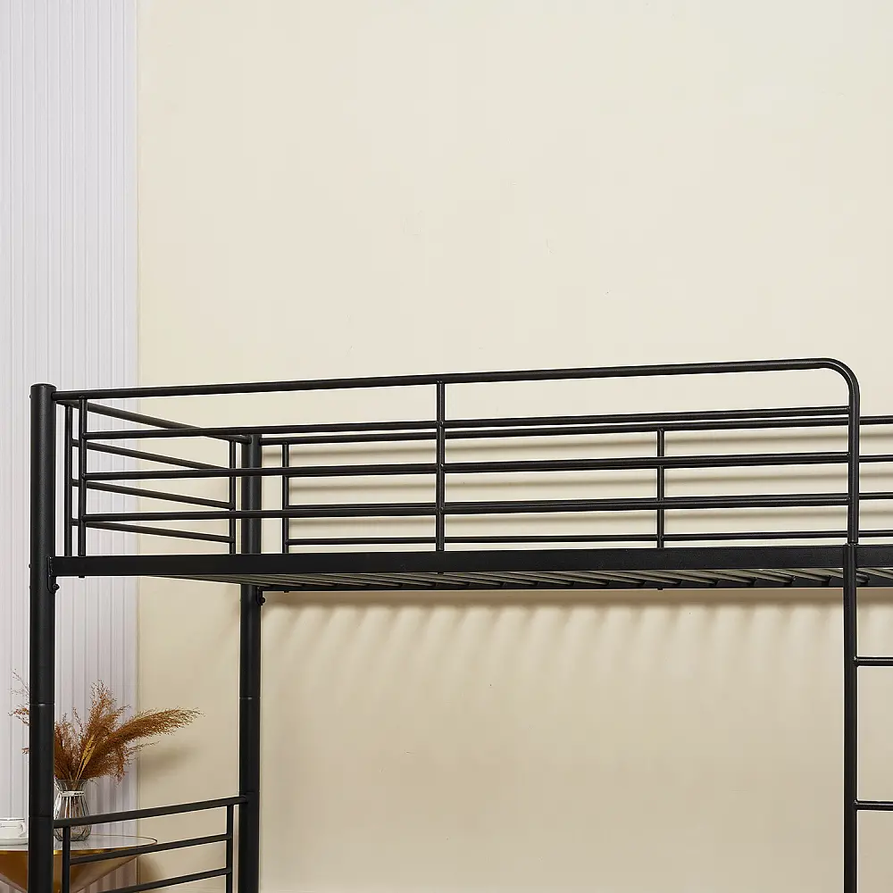 ArteLibre Κουκέτα ArteLibre NICKY Μαύρο Μέταλλο 210x97.5x151cm (Στρώμα 90x200cm) - 14920009 - inde.gr ArteLibre Κουκέτα ArteLibre NICKY Μαύρο Μέταλλο 210x97.5x151cm (Στρώμα 90x200cm) - 14920009 - inde.gr