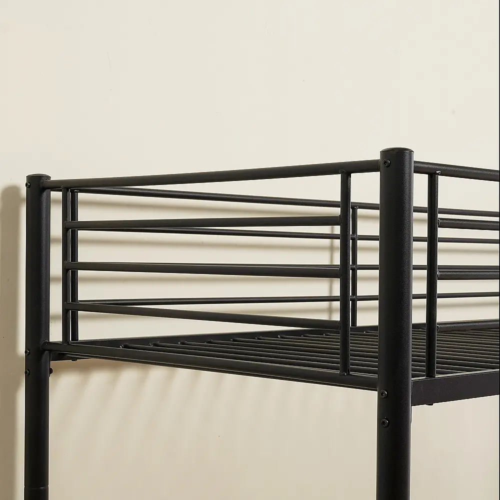 ArteLibre Κουκέτα ArteLibre NICKY Μαύρο Μέταλλο 210x97.5x151cm (Στρώμα 90x200cm) - 14920009 - inde.gr ArteLibre Κουκέτα ArteLibre NICKY Μαύρο Μέταλλο 210x97.5x151cm (Στρώμα 90x200cm) - 14920009 - inde.gr