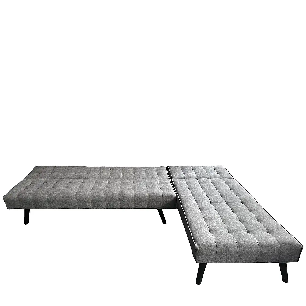 ArteLibre Καναπές Κρεβάτι Γωνιακός ArteLibre MAGUS Γκρι Ύφασμα 254x77/163x74cm - 14290023 - inde.gr