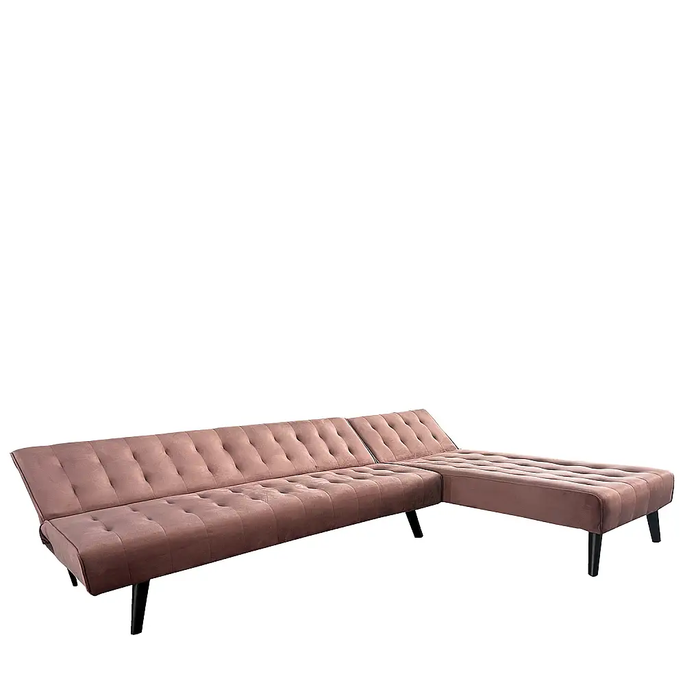 ArteLibre Καναπές Κρεβάτι Γωνιακός ArteLibre MAGUS Σάπιο Μήλο Ύφασμα 254x77/163x74cm - 14290026 - inde.gr