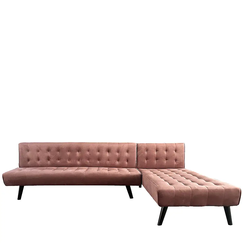 ArteLibre Καναπές Κρεβάτι Γωνιακός ArteLibre MAGUS Σάπιο Μήλο Ύφασμα 254x77/163x74cm - 14290026 - inde.gr