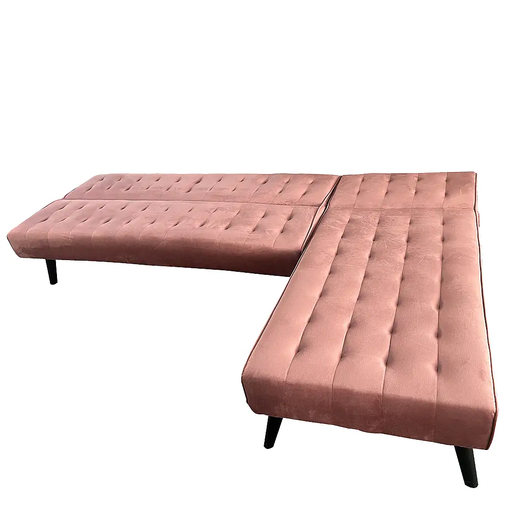 ArteLibre Καναπές Κρεβάτι Γωνιακός ArteLibre MAGUS Σάπιο Μήλο Ύφασμα 254x77/163x74cm - 14290026 - inde.gr