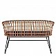ArteLibre Καναπές Κήπου ArteLibre ARVENIUS Φυσικό/Μαύρο Rattan 124x57x77cm - 14510064 - inde.gr ArteLibre Καναπές Κήπου ArteLibre ARVENIUS Φυσικό/Μαύρο Rattan 124x57x77cm - 14510064 - inde.gr