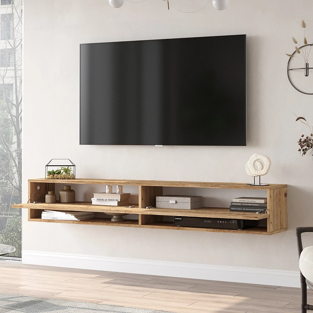 ArteLibre Έπιπλο Τηλεόρασης ArteLibre SONNING Πεύκο Μοριοσανίδα 180x31.6x29.6cm - 15350034 - inde.gr ArteLibre Έπιπλο Τηλεόρασης ArteLibre SONNING Πεύκο Μοριοσανίδα 180x31.6x29.6cm - 15350034 - inde.gr