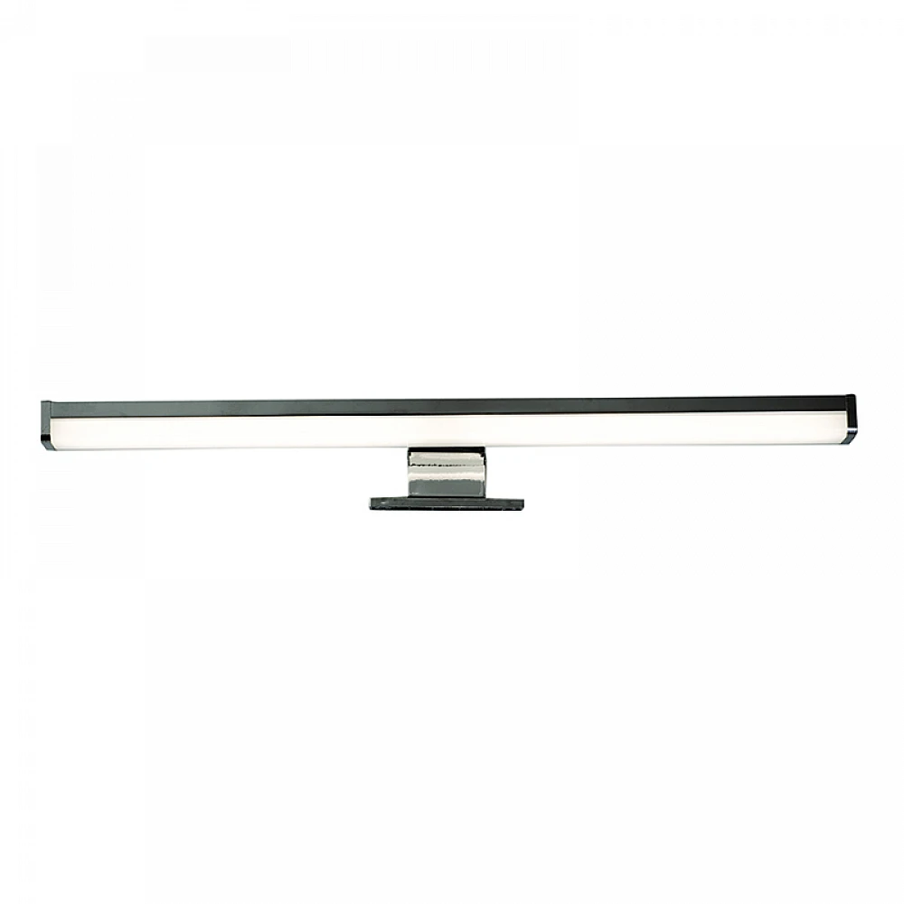 InLight Επιτοίχιο φωτιστικό LED 10W 4000K από πλαστικό σε χρώμιο απόχρωση D:40cm (1043-Β)