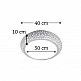 InLight Πλαφονιέρα οροφής λευκή από γύψο 3XE27 D:40cm (42155-B) InLight Πλαφονιέρα οροφής λευκή από γύψο 3XE27 D:40cm (42155-B)