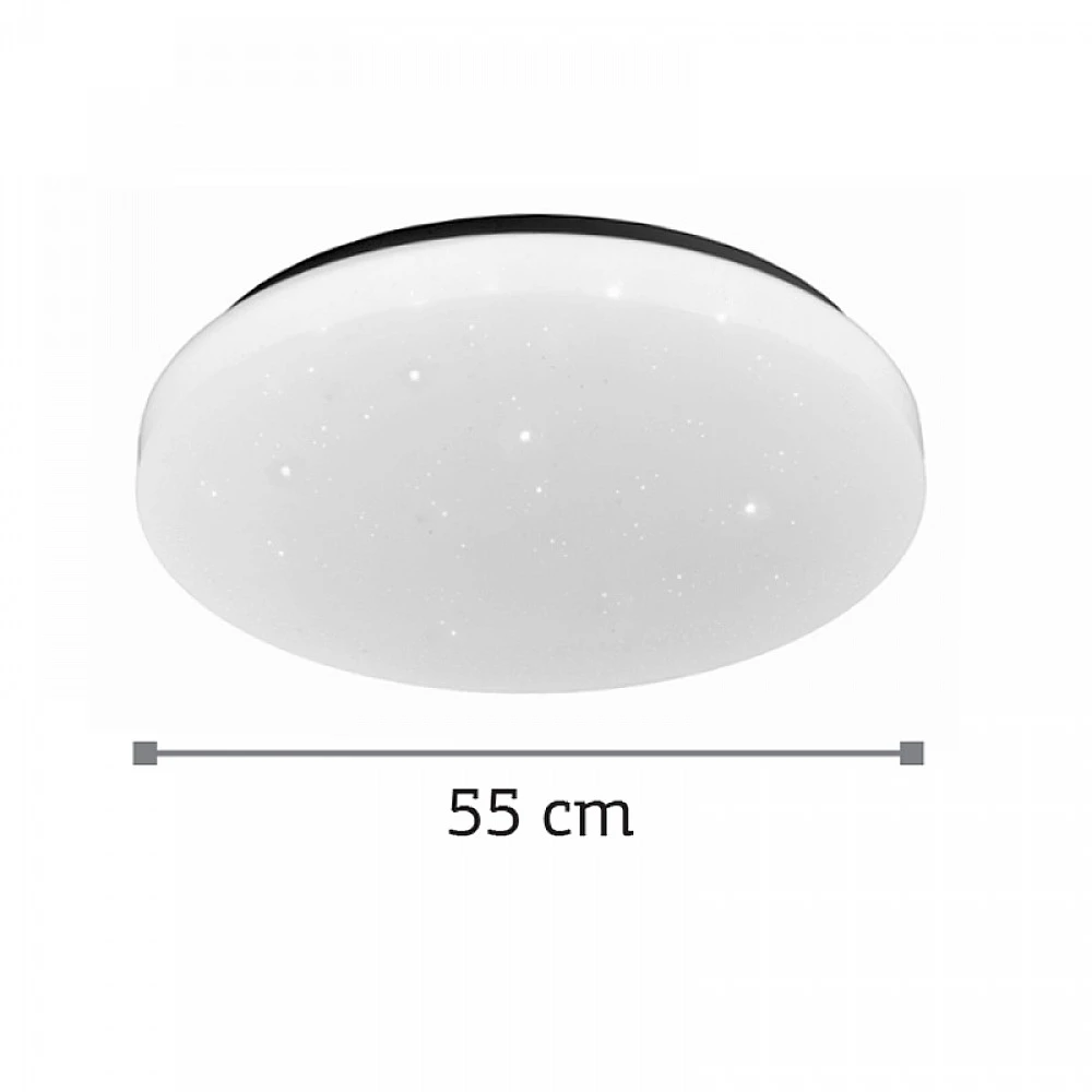 InLight Πλαφονιέρα οροφής LED 36W 4000K από λευκό ακρυλικό D:55cm (42162-Α-Λευκό)