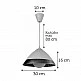 InLight Κρεμαστό φωτιστικό από λευκό γυαλί 1XE27 D:30cm (4409-Β-Λευκό) InLight Κρεμαστό φωτιστικό από λευκό γυαλί 1XE27 D:30cm (4409-Β-Λευκό)