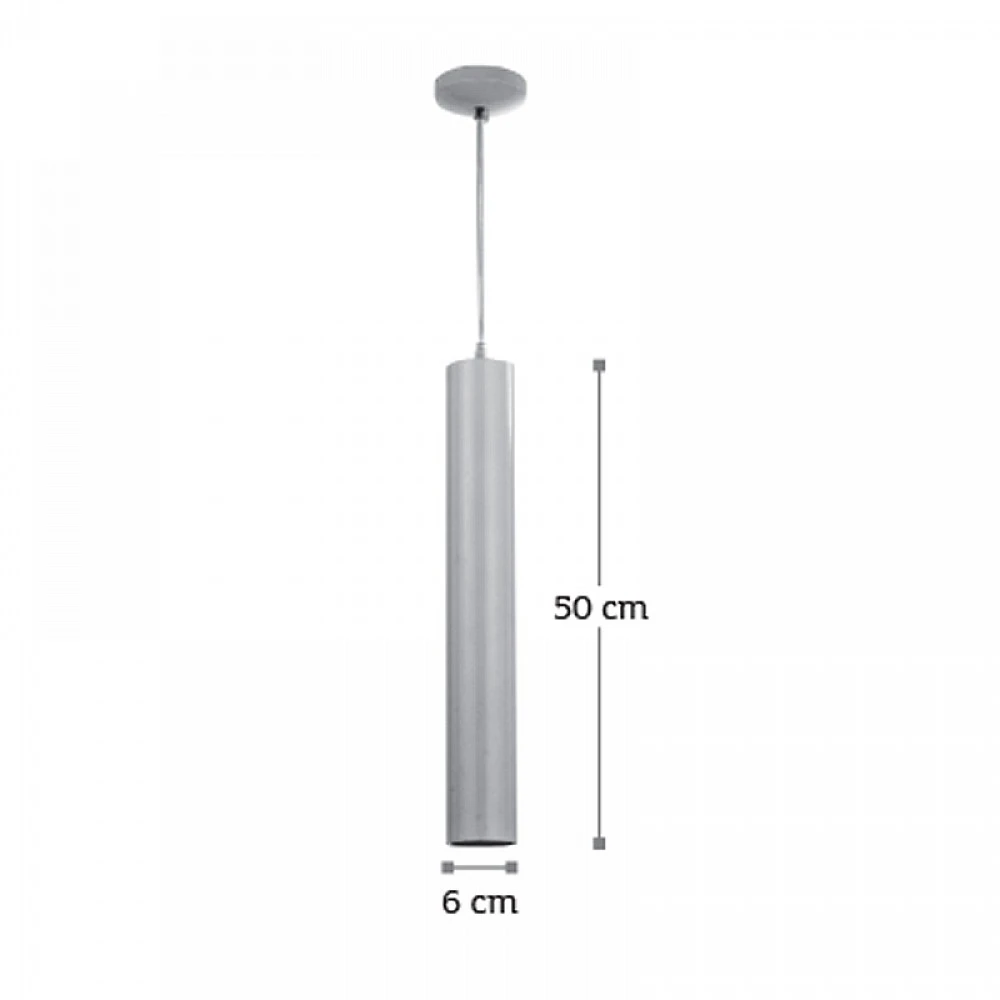 InLight Κρεμαστό φωτιστικό από λευκό μέταλλο 1XGU10 D:50cm (4505-WH-ΚΡΕΜΑΣΤΟ)