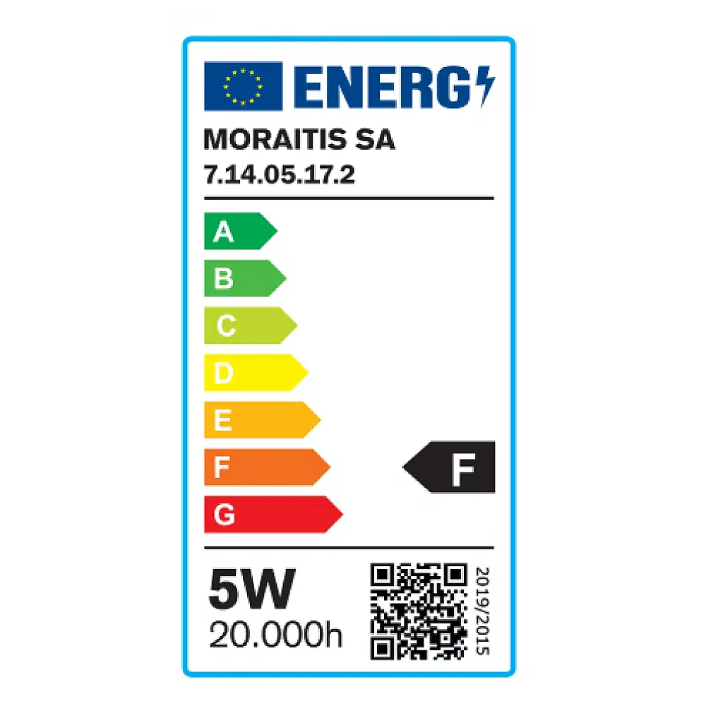 InLight E14 LED Filament C35 5watt Φυσικό Λευκό (7.14.05.17.2)
