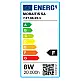 InLight E27 LED Filament G95 8watt Dimmable με μελί κάλυμμα (7.27.08.25.1)