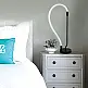 InLight Επιτραπέζιο φωτιστικό LED 18W 3000K από μαύρο μέταλλο και σωλήνα σιλικόνης D:60cm (3010)