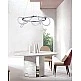 InLight Κρεμαστό φωτιστικό LED 60W 3000K από χρώμιο μέταλλο και σωλήνα σιλικόνης D:60cm (6017-B-CH) InLight Κρεμαστό φωτιστικό LED 60W 3000K από χρώμιο μέταλλο και σωλήνα σιλικόνης D:60cm (6017-B-CH)