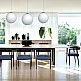 InLight Κρεμαστό φωτιστικό από λευκή οπαλίνα 1XE27 D:40cm (4253-Β)