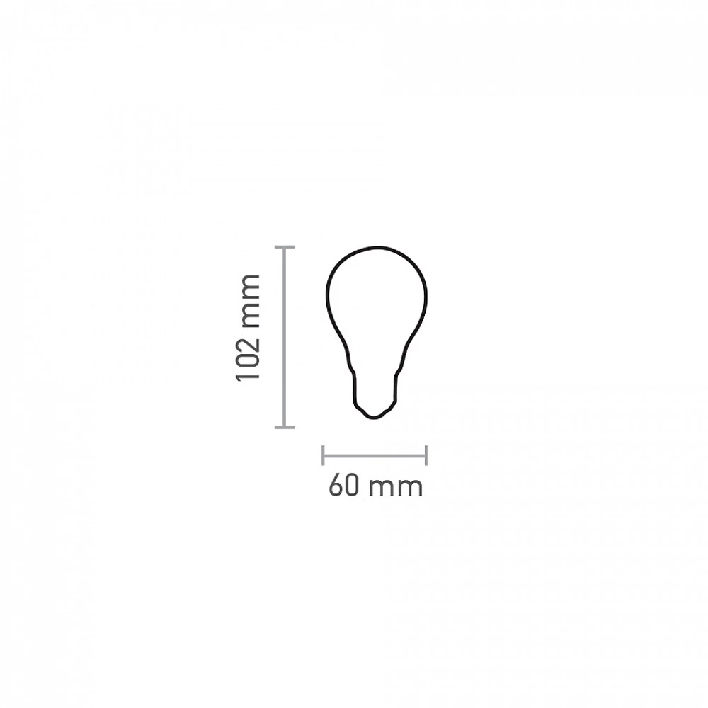 InLight E27 LED Filament A60 10watt Dimmable (7.27.10.18.2)