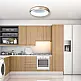 InLight Πλαφονιέρα οροφής LED 36W 3CCT (by tuya) από μαύρο και λευκό ακρυλικό D:60W (42020-A-Black) InLight Πλαφονιέρα οροφής LED 36W 3CCT (by tuya) από μαύρο και λευκό ακρυλικό D:60W (42020-A-Black)