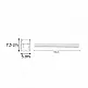 InLight Κρεμαστό φωτιστικό LED 50W 3CCT (By Switch) από αλουμίνιο σε λευκή απόχρωση D:150cm (6072-150-WH)