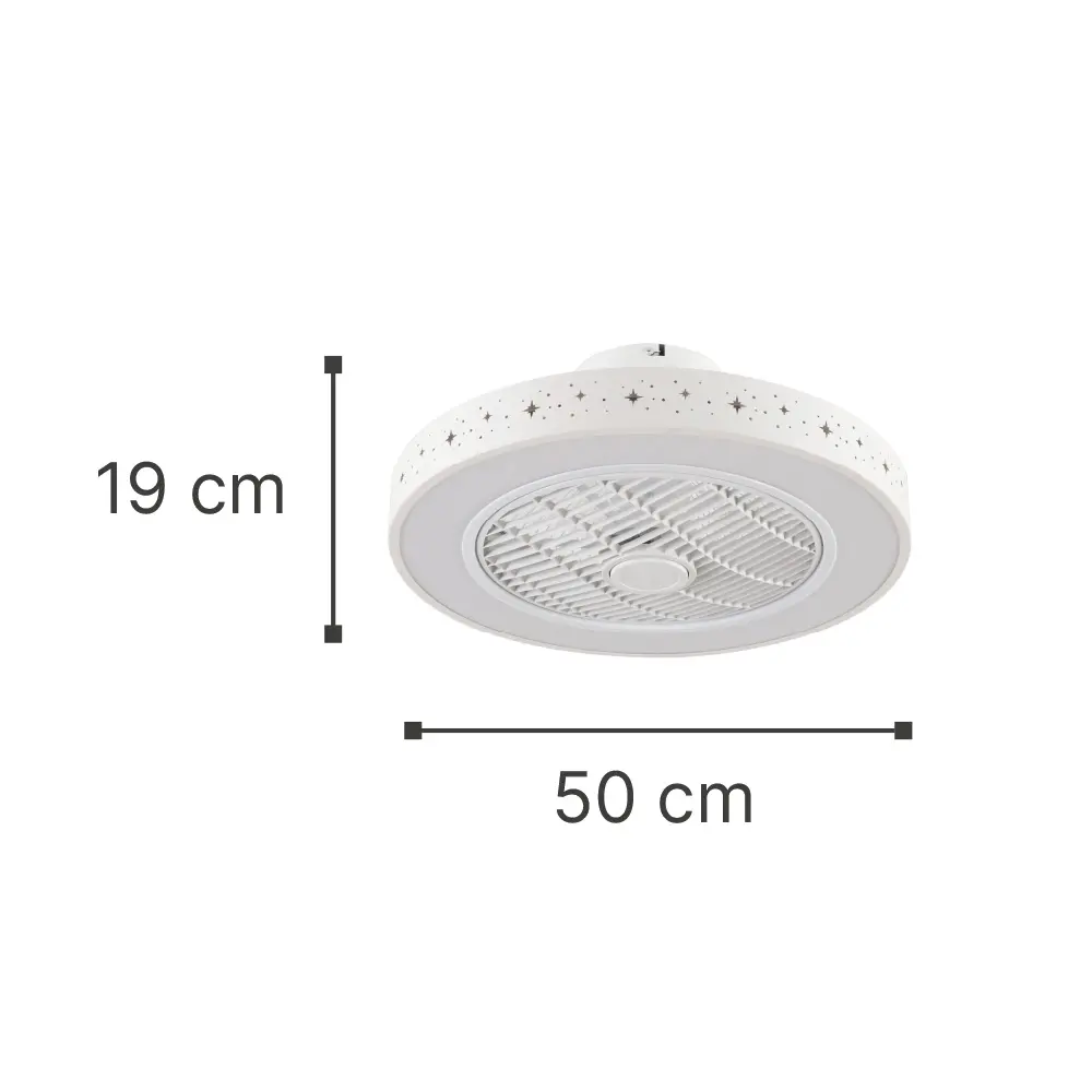 it-Lighting Almanor 36W 3CCT LED Fan Light in White Color (101000410)
