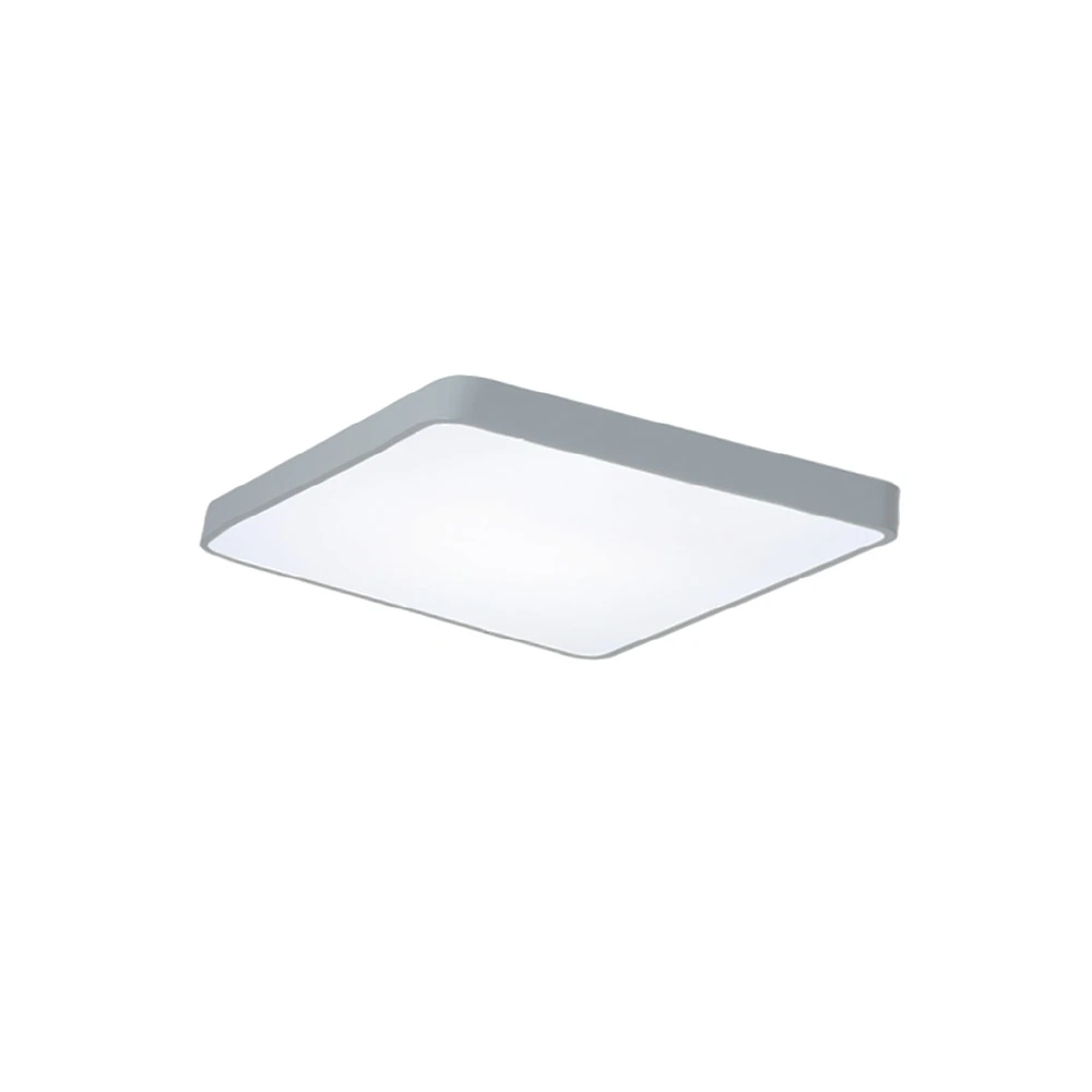 InLight Πλαφονιέρα οροφής LED 32W 3CCT (by switch on base) από γκρί μέταλλο και ακρυλικό D:50cm (42034-Gray)