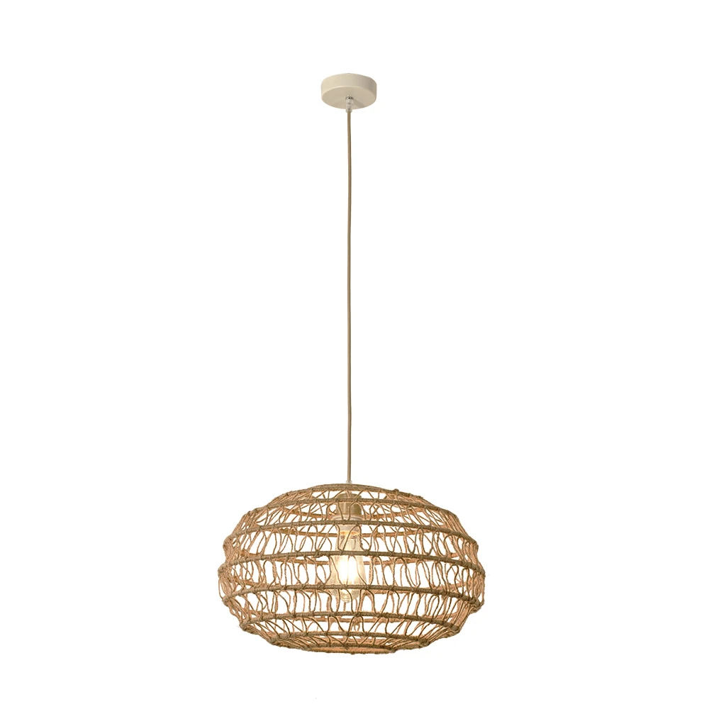 InLight Κρεμαστό Φωτιστικό από σχοινί 1xE27 D:45cm (4041-B)