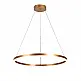 Inlight Κρεμαστό φωτιστικό LED 45W 3CCT (by switch on base) D:60cm (6095-C-Golden)