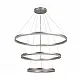 Inlight Κρεμαστό φωτιστικό LED 100W 3CCT (by switch on base)  D:60cm (6095-A-Silver)