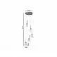 Inlight Κρεμαστό φωτιστικό LED 5*10W από χρυσαφί μέταλλο και ακρυλικό D:30x200cm (4077-5-Golden) Inlight Κρεμαστό φωτιστικό LED 5*10W από χρυσαφί μέταλλο και ακρυλικό D:30x200cm (4077-5-Golden)