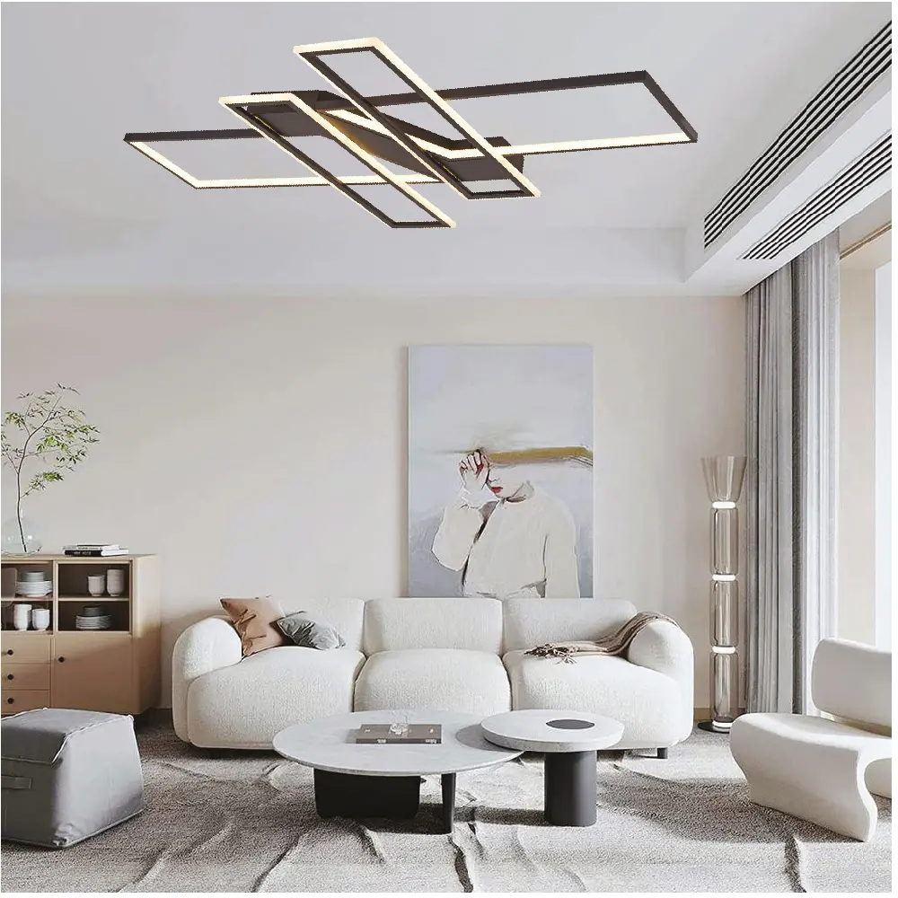 Inlight Πλαφονιέρα οροφής LED 100W 3CCT σε μαύρη απόχρωση D:120x80cm (6108) Inlight Πλαφονιέρα οροφής LED 100W 3CCT σε μαύρη απόχρωση D:120x80cm (6108)