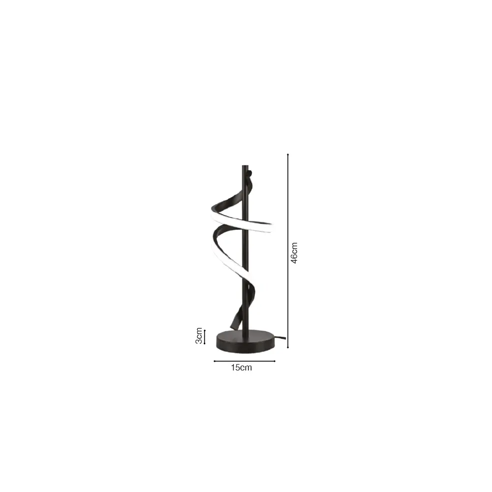 Inlight Επιτραπέζιο φωτιστικό σε μαύρο χρώμα LED 14W D:15x46cm (3062-Black) Inlight Επιτραπέζιο φωτιστικό σε μαύρο χρώμα LED 14W D:15x46cm (3062-Black)