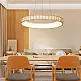 Inlight Κρεμαστό Φωτιστικό LED από σχοινί 3CCT, 32W  D:60x8cm (42041)