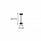 it-Lighting Crater Rechargeable LED 2W 3CCT Touch Table Lamp Black D:38cmx11cm (80100110)