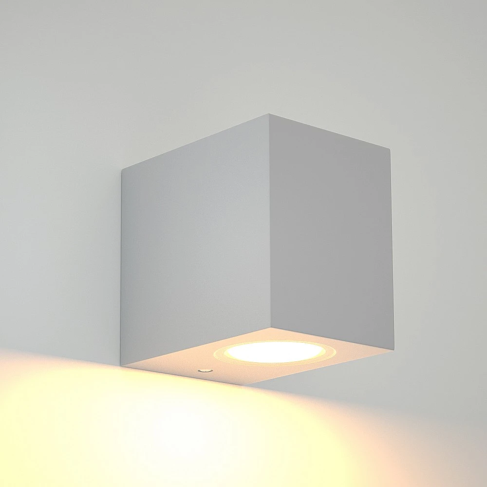 it-Lighting Norman 1xGU10 Outdoor Up or Down Wall Lamp Anthracite D:8cmx7cm (80200444)