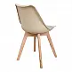 Καρέκλα Gaston pakoworld PP-PU taupe απόχρωση- φυσικό πόδι 43x51x75εκ Καρέκλα Gaston pakoworld PP-PU taupe απόχρωση- φυσικό πόδι 43x51x75εκ