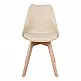 Καρέκλα Gaston pakoworld PP-PU taupe απόχρωση- φυσικό πόδι 43x51x75εκ Καρέκλα Gaston pakoworld PP-PU taupe απόχρωση- φυσικό πόδι 43x51x75εκ