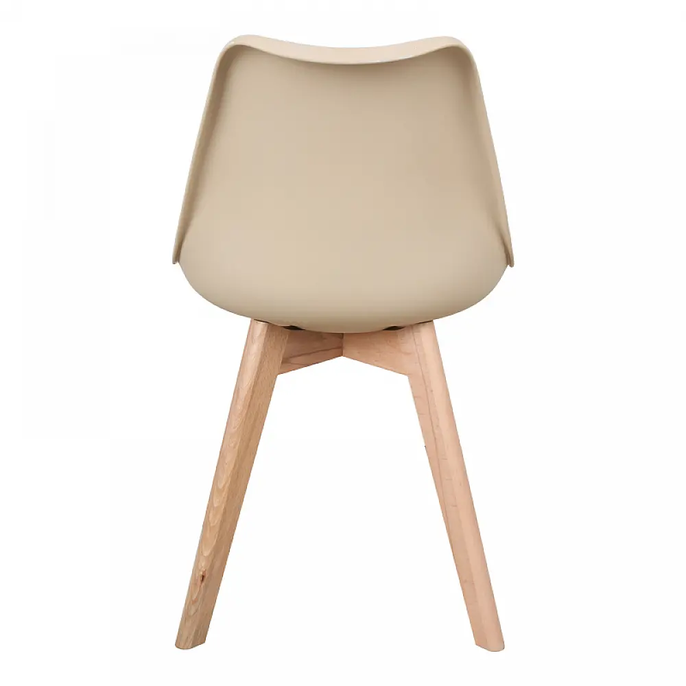 Καρέκλα Gaston pakoworld PP-PU taupe απόχρωση- φυσικό πόδι 43x51x75εκ Καρέκλα Gaston pakoworld PP-PU taupe απόχρωση- φυσικό πόδι 43x51x75εκ