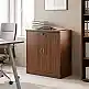 Ντουλάπι γραφείου χαμηλό επαγγελματικό Fesialo pakoworld wenge 80x41x80εκ