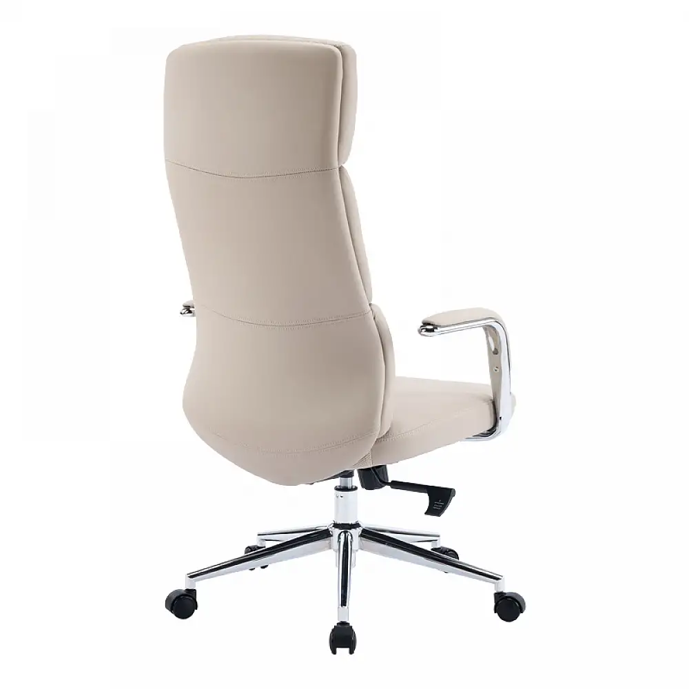 Καρέκλα γραφείου διευθυντή Bendona pakoworld pu σε μπεζ απόχρωση 71x78x119-127εκ
