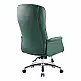 Καρέκλα γραφείου διευθυντή Kaline pakoworld πράσινο pu 69x79x115-123εκ