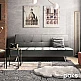 Καναπές-κρεβάτι Travis pakoworld 3θέσιος ύφασμα γκρι 175x83x74εκ Καναπές-κρεβάτι Travis pakoworld 3θέσιος ύφασμα γκρι 175x83x74εκ