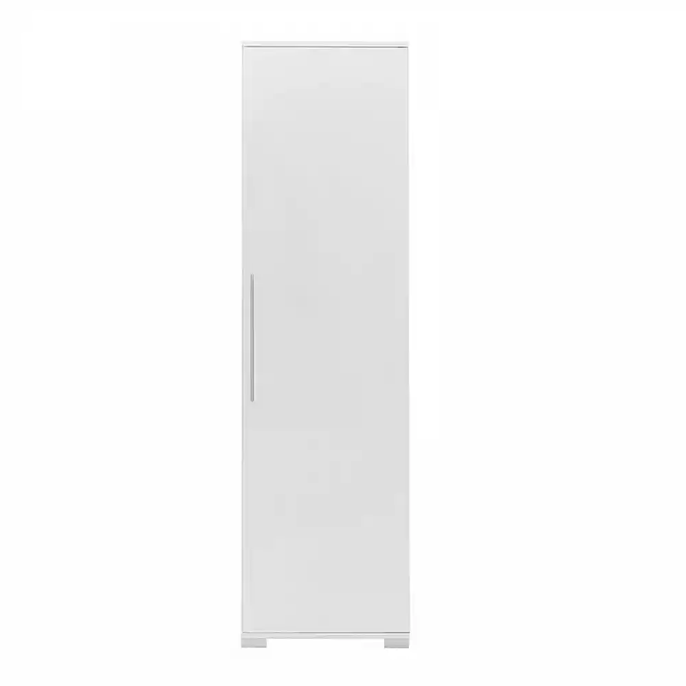 Στήλη Diamond1 pakoworld λευκό gloss 50x35x187εκ