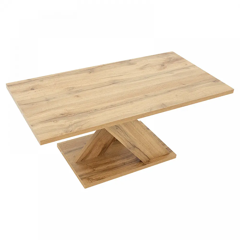 Τραπέζι σαλονιού Solange pakoworld χρώμα sonoma 110x55x47.5εκ Τραπέζι σαλονιού Solange pakoworld χρώμα sonoma 110x55x47.5εκ