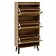 Παπουτσοθήκη Thelma pakoworld 12 ζεύγων sonoma 60x23.8x131.6εκ Παπουτσοθήκη Thelma pakoworld 12 ζεύγων sonoma 60x23.8x131.6εκ