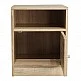 Κομοδίνο Foly pakoworld με ένα ντουλάπι sonoma 40x40x50εκ Κομοδίνο Foly pakoworld με ένα ντουλάπι sonoma 40x40x50εκ