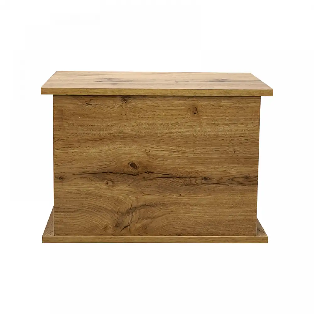 Τραπέζι σαλονιού Nuvele pakoworld γκρι-sonoma 90x50x35εκ