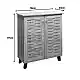 Παπουτσοθήκη-ντουλάπι Mantam pakoworld 12 ζεύγων sonoma 78x34x87εκ