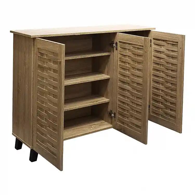 Παπουτσοθήκη-ντουλάπι Mantam pakoworld 16 ζεύγων sonoma 115.5x34x87εκ